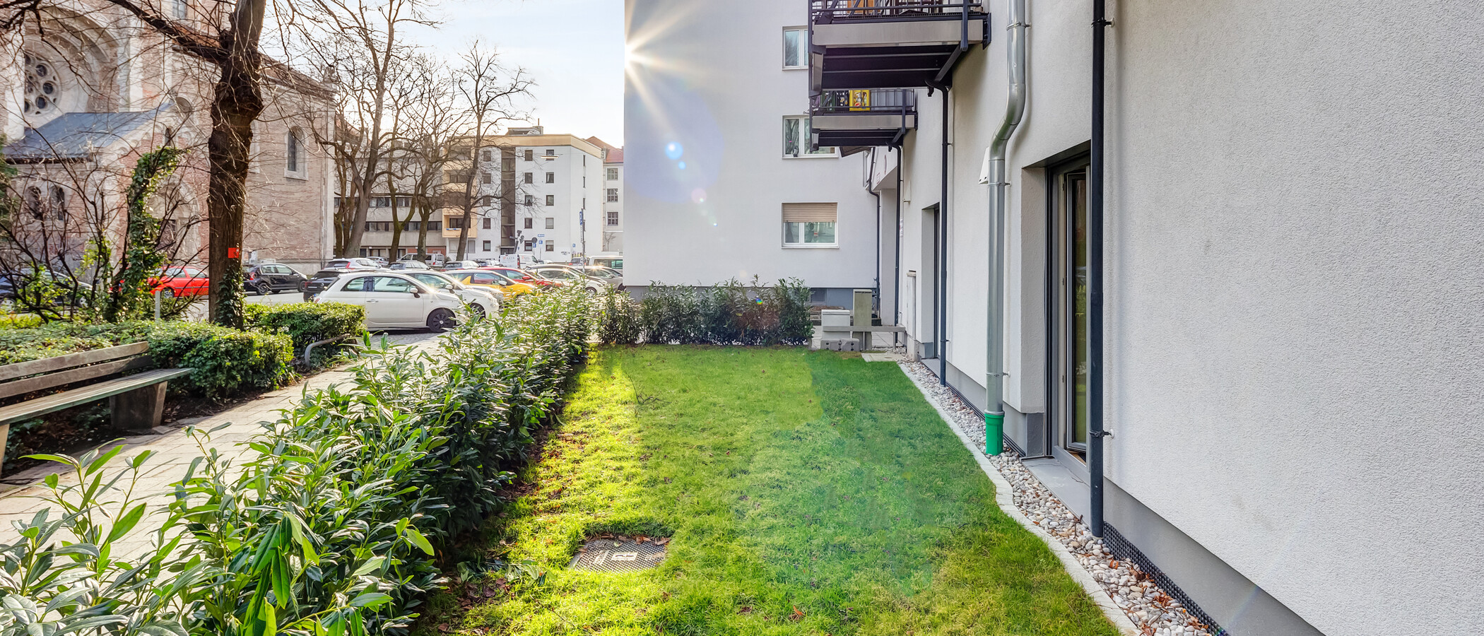 マンション München Glockenbachviertel 01 庭 13829