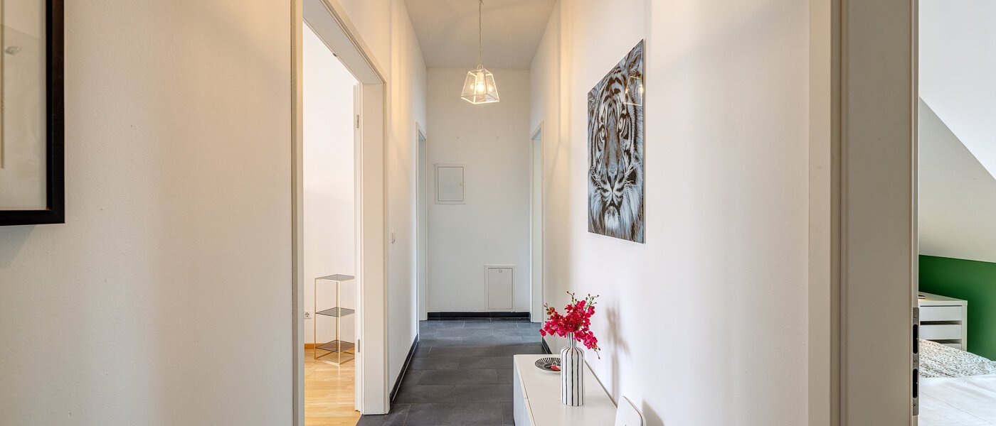 アティック・フラット（屋根裏） München Schwabing (rechts der Leopoldstraße) 02 玄関入り口 13837