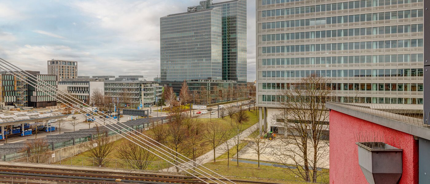 アティック・フラット（屋根裏） München Schwabing (rechts der Leopoldstraße) 03 物件からの眺め 13837