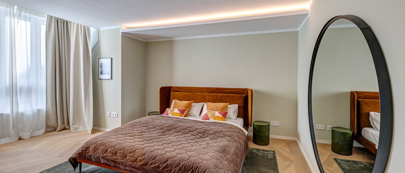 複層－回廊住宅 München Altstadt 01 2.　寝室 13841