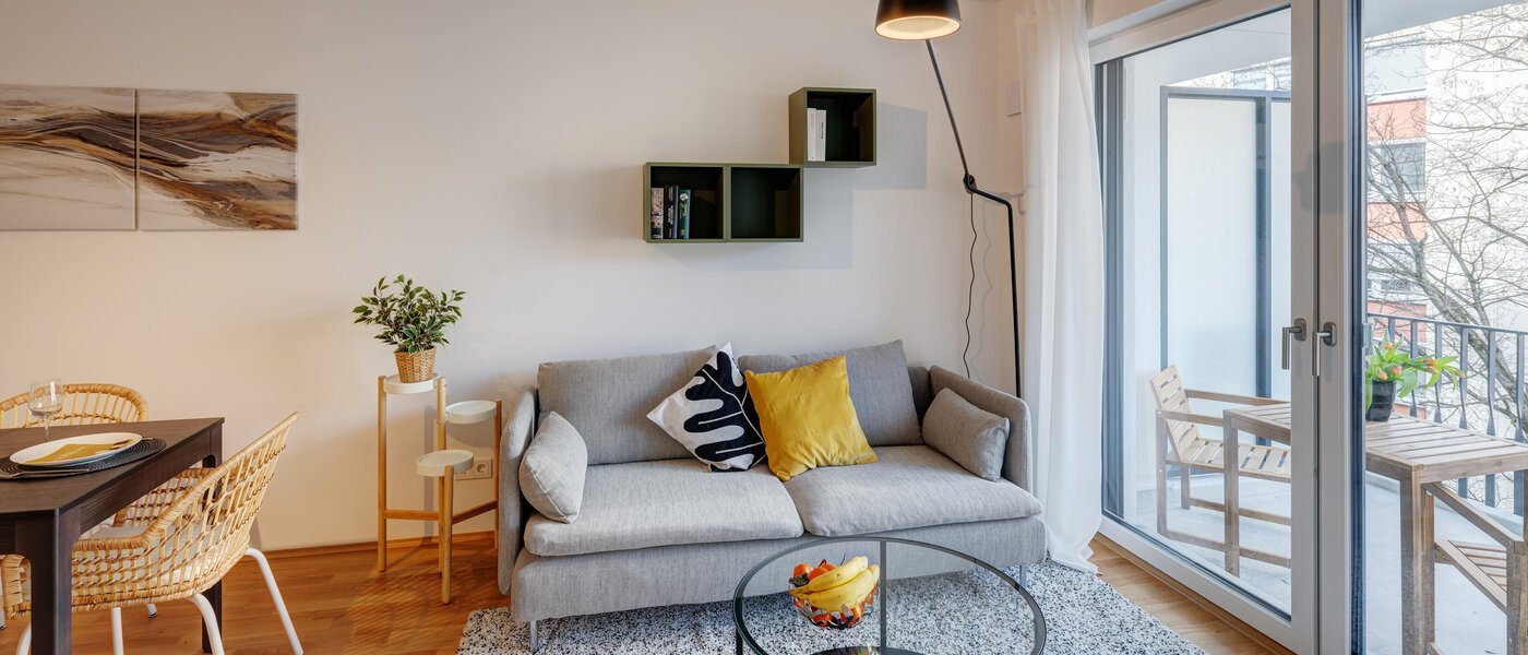 マンション München Neuhausen 01 リビングエリア 13855