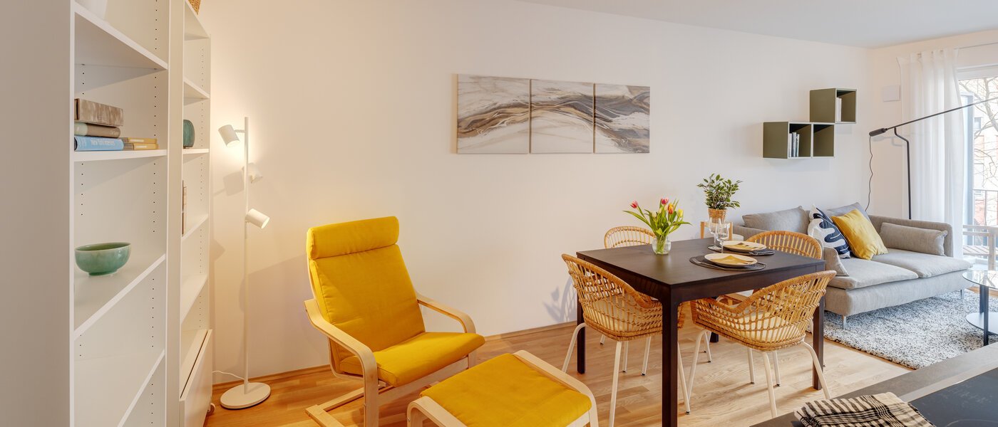 マンション München Neuhausen 05 リビングエリア 13855