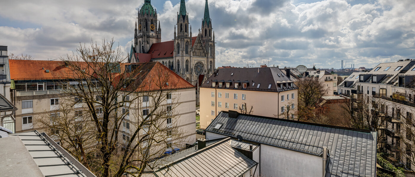 アティック・フラット（屋根裏） München Ludwigsvorstadt 01 物件からの眺め 13896