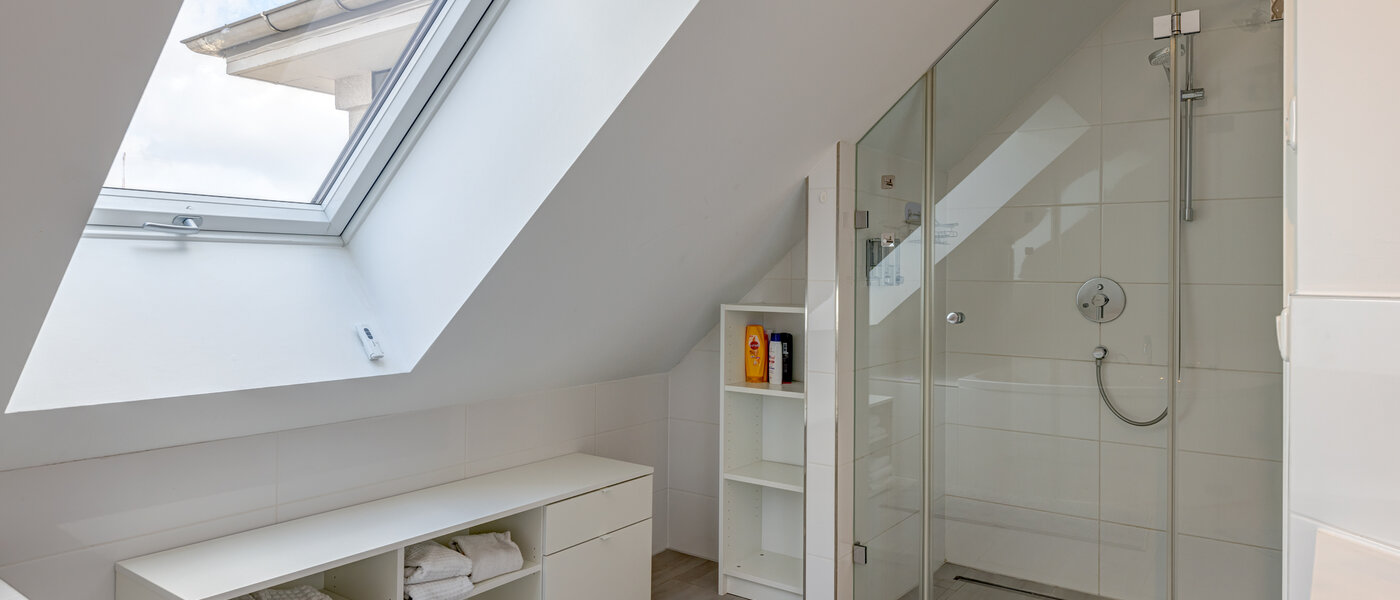 アティック・フラット（屋根裏） München Ludwigsvorstadt 02 1つめの浴室 13896