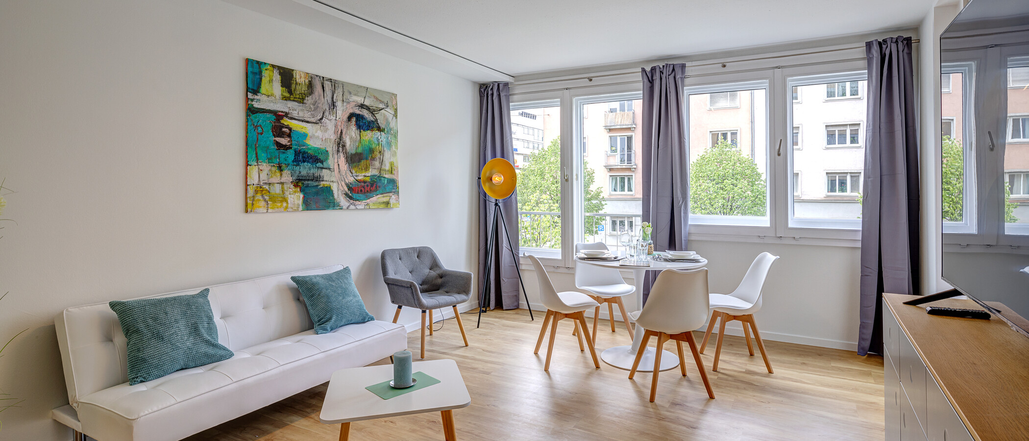 マンション München Haidhausen 01 リビングエリア 13929