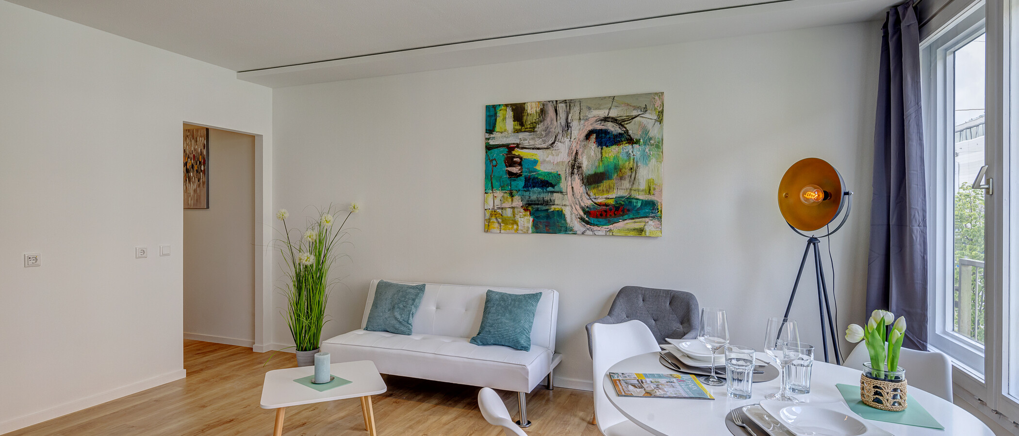 マンション München Haidhausen 04 リビングエリア 13929