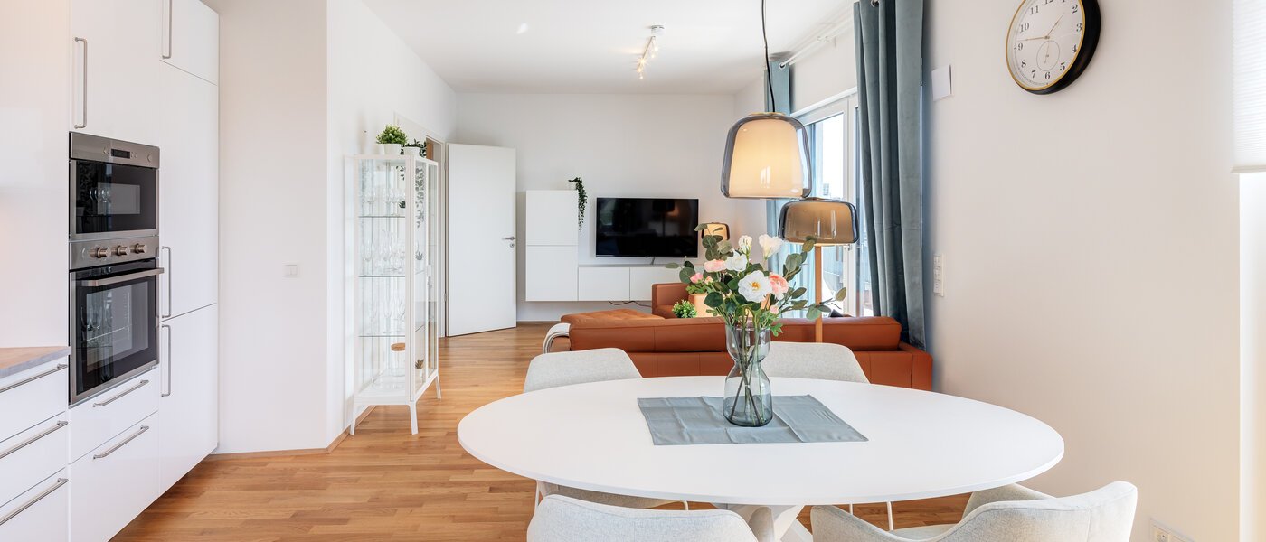 ペントハウス München Neuhausen 04 リビングエリア 13934