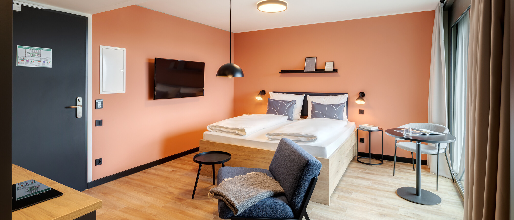 アパルトマン München Milbertshofen 01 リビングエリア 13959