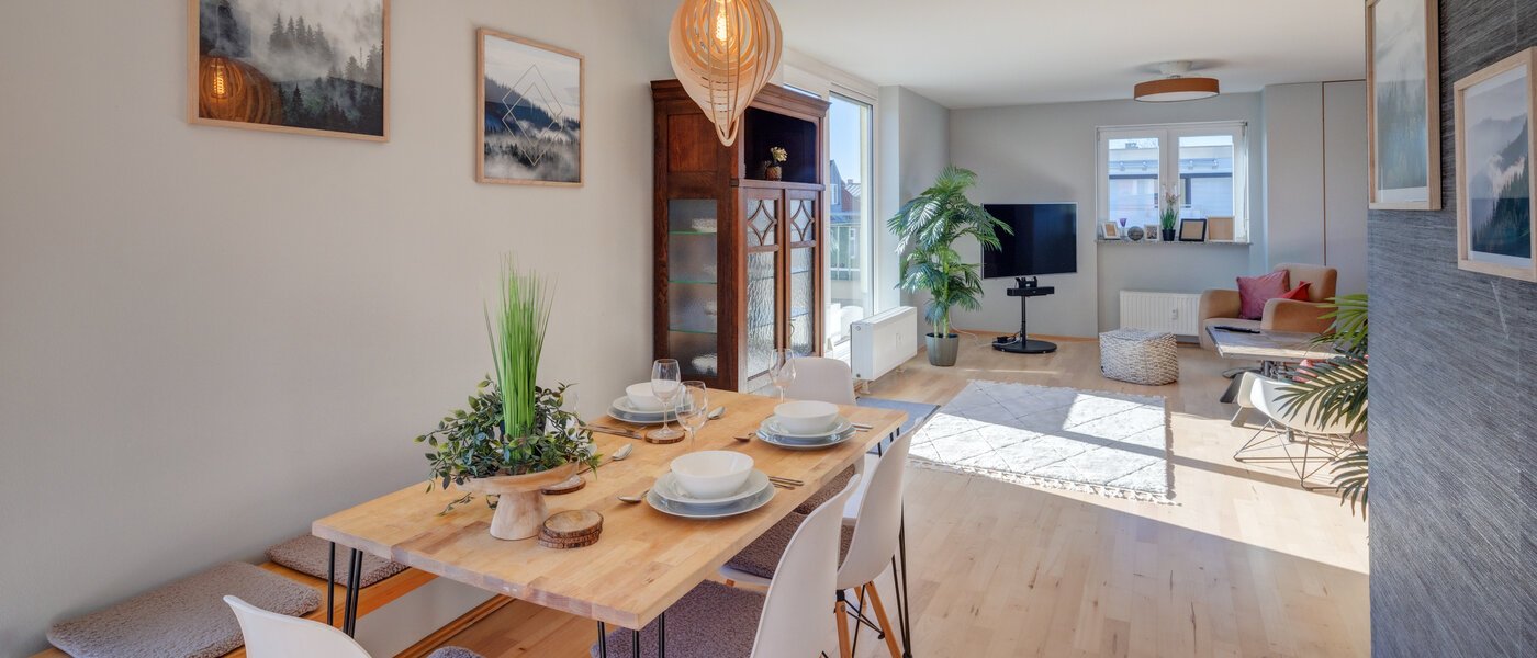 ペントハウス München Neuhausen 05 リビングエリア 13988