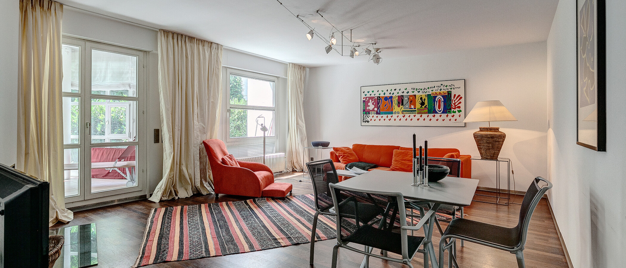 庭付き住宅 München Herzogpark 05 リビングルーム 1401