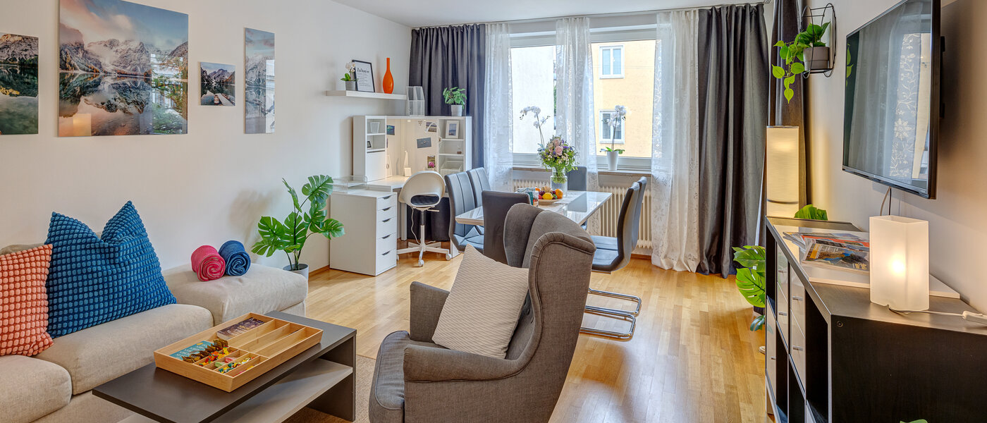 マンション München Lehel 01 リビングエリア 14040