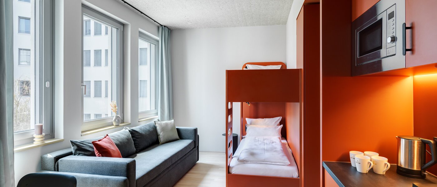 アパルトマン Unterföhring 02 リビングエリア 14046