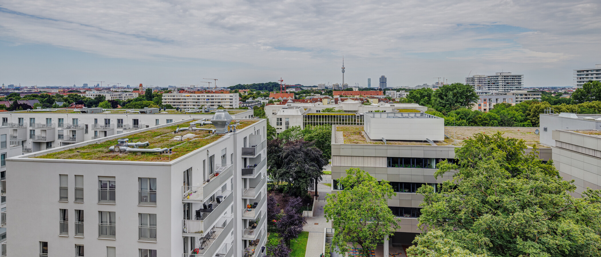 マンション München Schwabing (rechts der Leopoldstraße) 02 物件からの眺め 14071