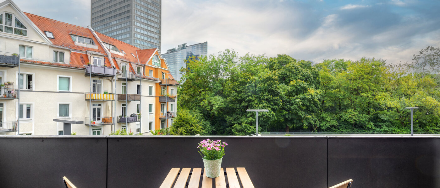 アパルトマン München Schwabing 02 ベランダ 14107