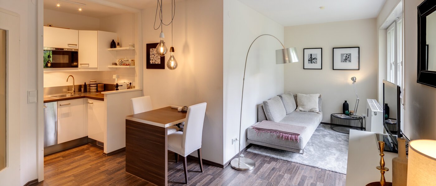 マンション München Schwabing-Nord (zw. Belgrad- & Leopoldstraße) 01 リビングエリア 14138