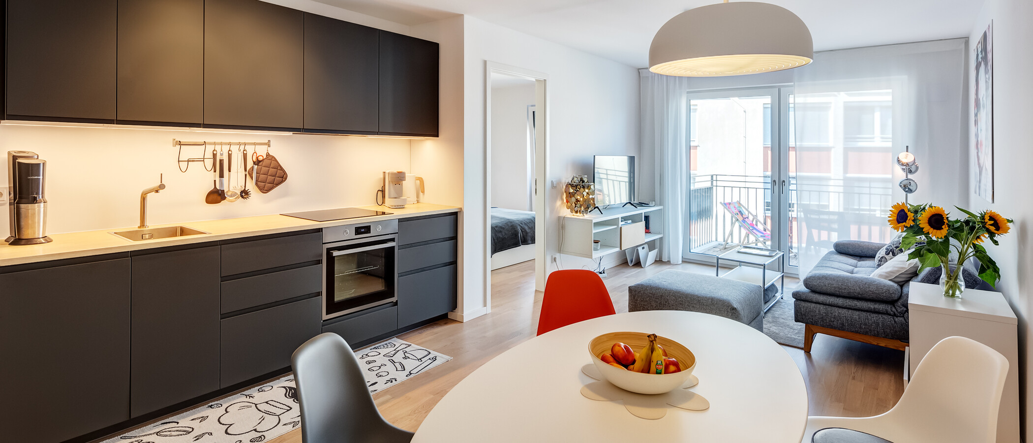 マンション München Neuhausen 01 リビングエリア 14150