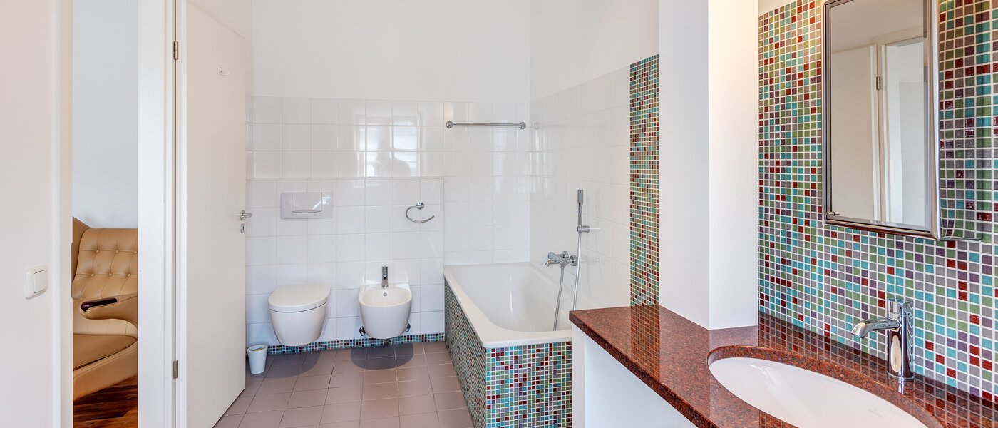 アティック・フラット（屋根裏） München Isarvorstadt 02 浴室 14172