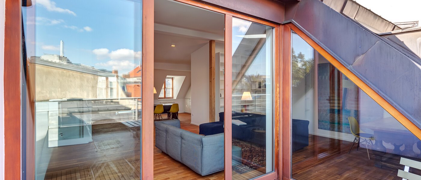 アティック・フラット（屋根裏） München Isarvorstadt 02 ルーフテラス 14172