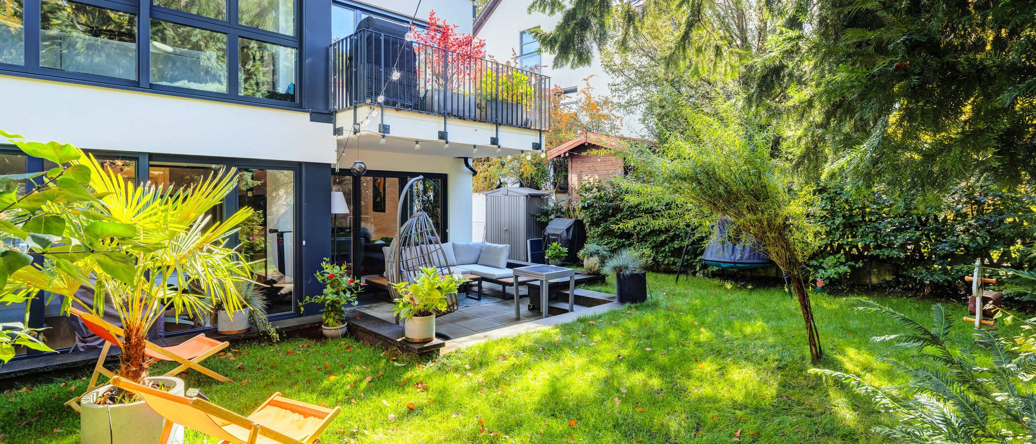 庭付き住宅 München Solln 01 庭 14197