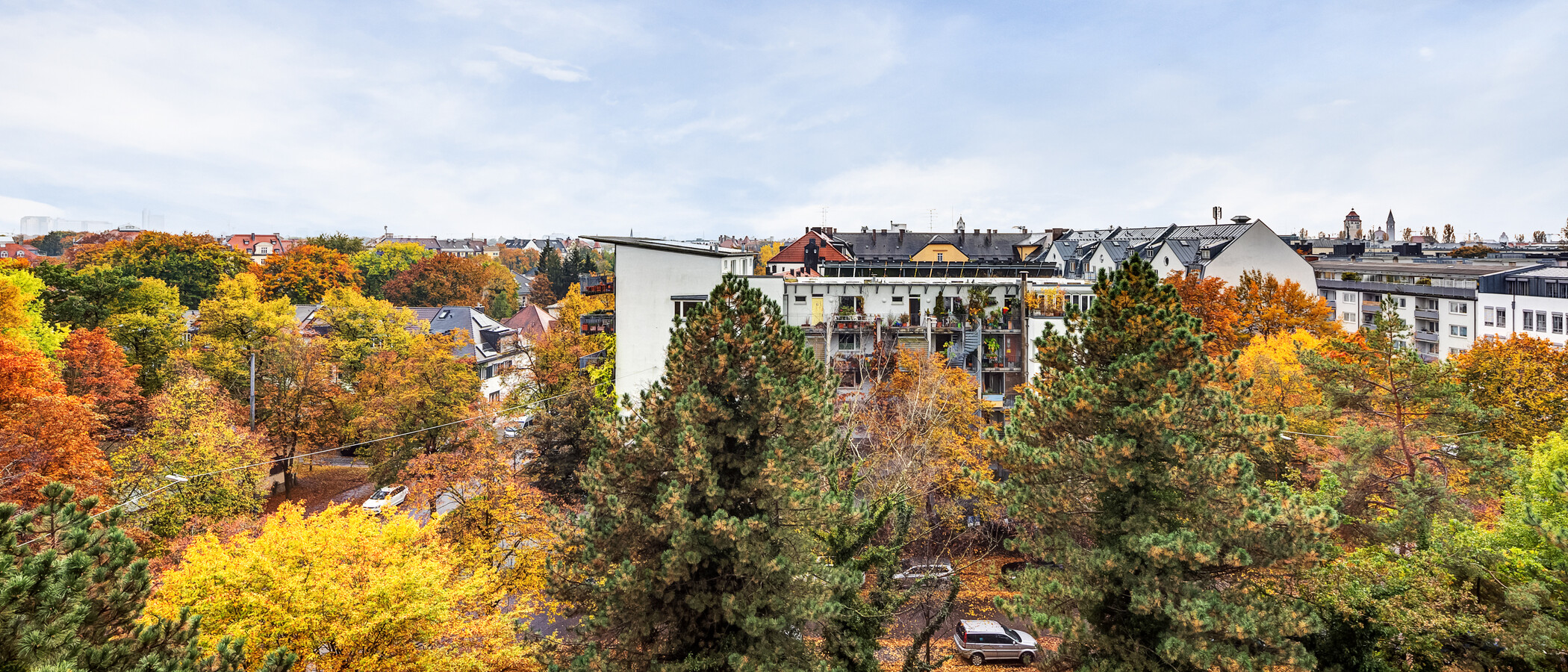 マンション München Schwabing (rechts der Leopoldstraße) 01 物件からの眺め 14213