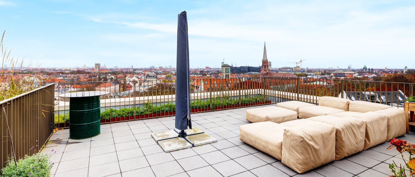 ペントハウス住宅 München Au 01 ルーフテラス 14243