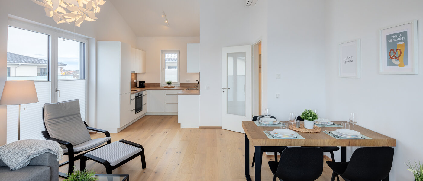 ペントハウス住宅 Putzbrunn 03 リビングエリア 14256