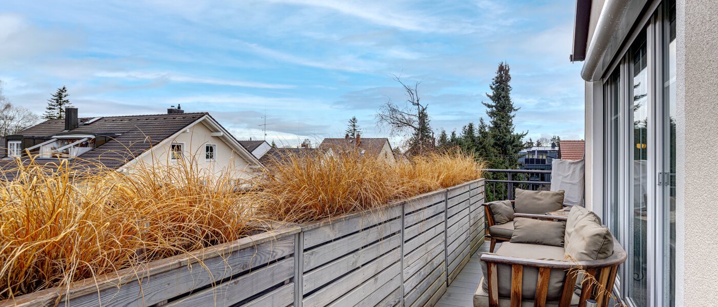 アティック・フラット（屋根裏） München Fasangarten 01 1ベランダ 14268