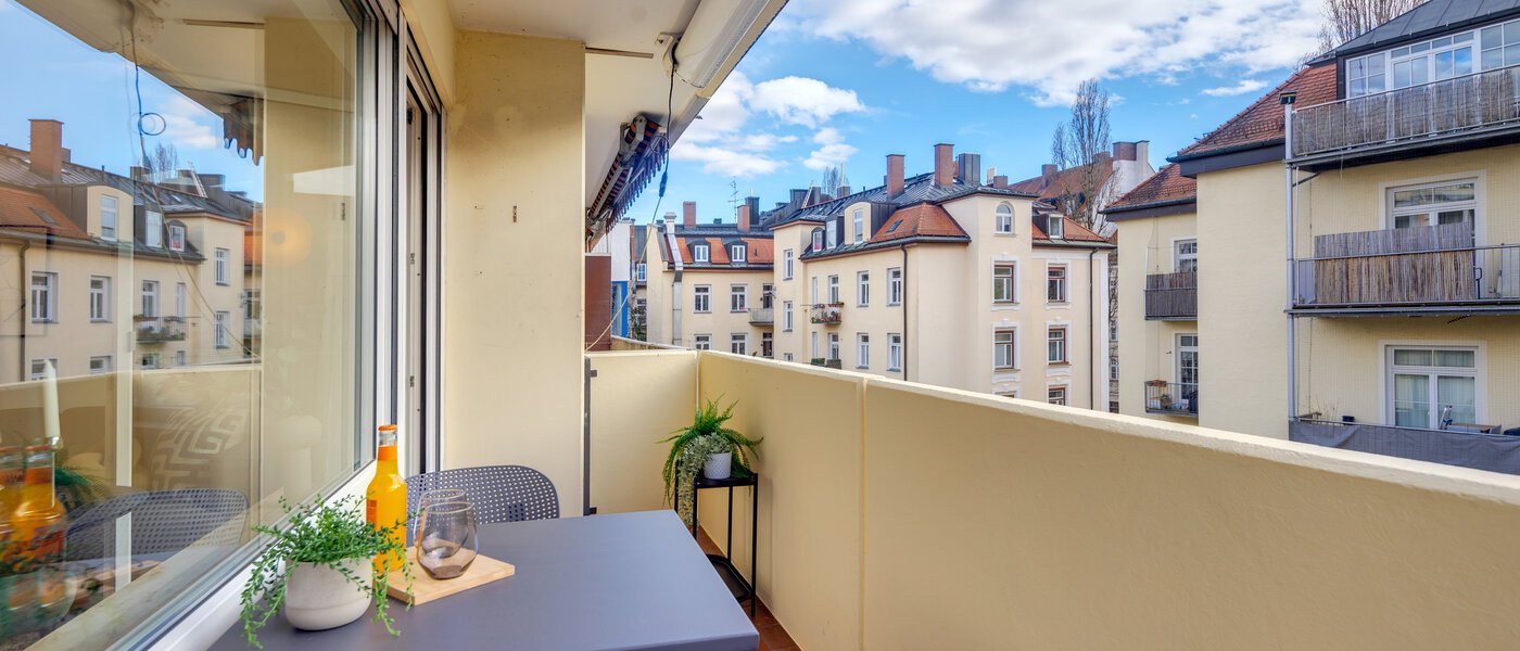 アパルトマン München Schwabing-Nord (zw. Leopoldstraße & Englischen Garten) 02 ベランダ 14305