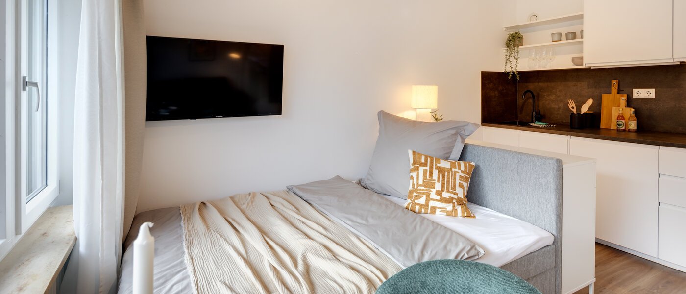 アパルトマン München Schwabing-Nord (zw. Leopoldstraße & Englischen Garten) 01 スリーピングアリア 14305