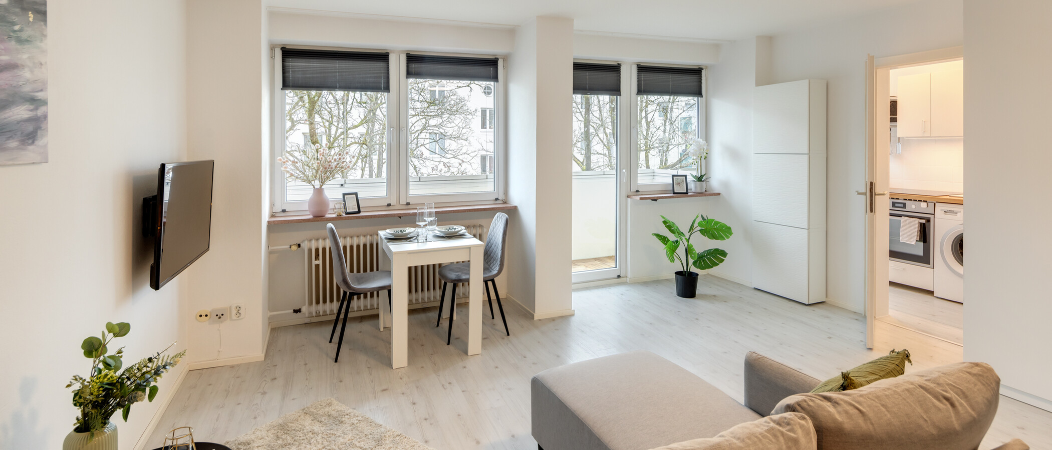 マンション München Untergiesing 03 リビングエリア 14312