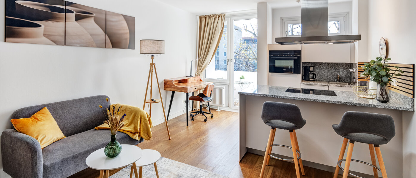 マンション München Milbertshofen 01 リビングエリア 14324