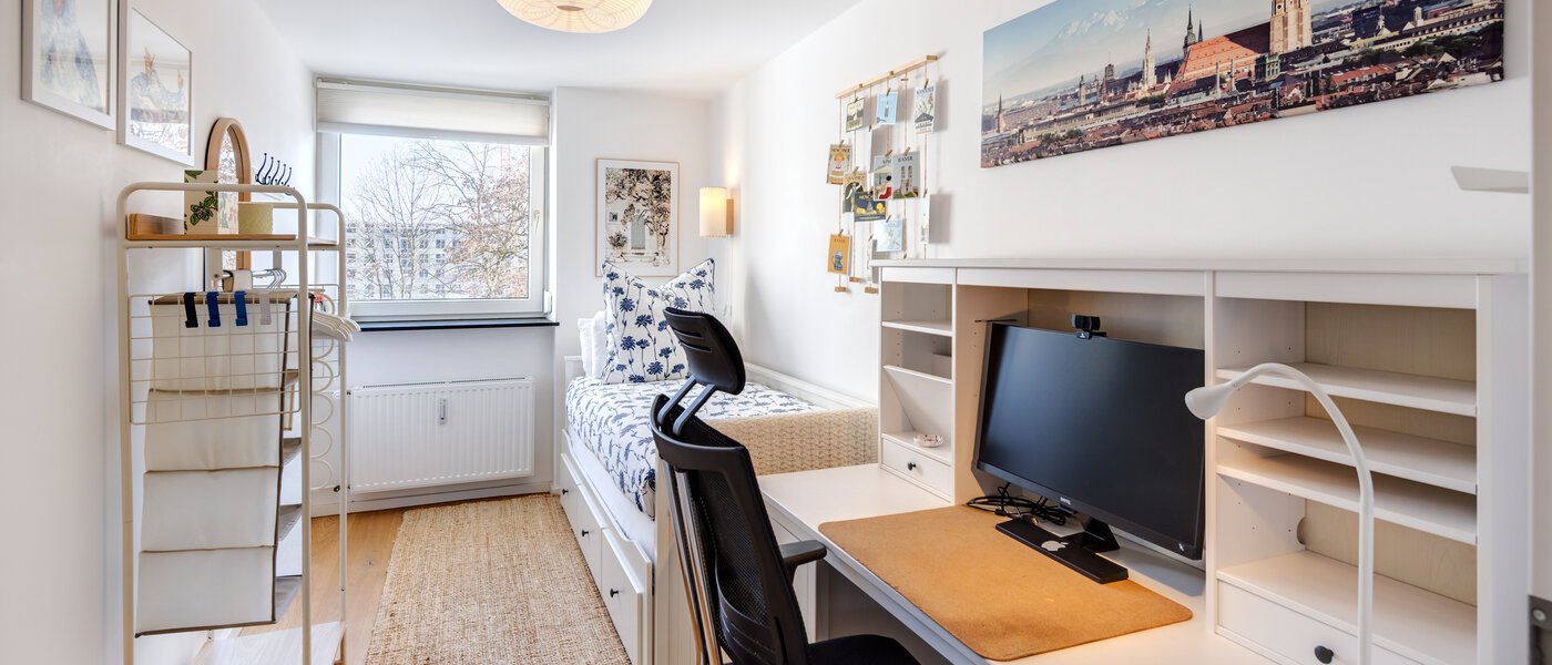 マンション München Freimann 01 2.　寝室 14347