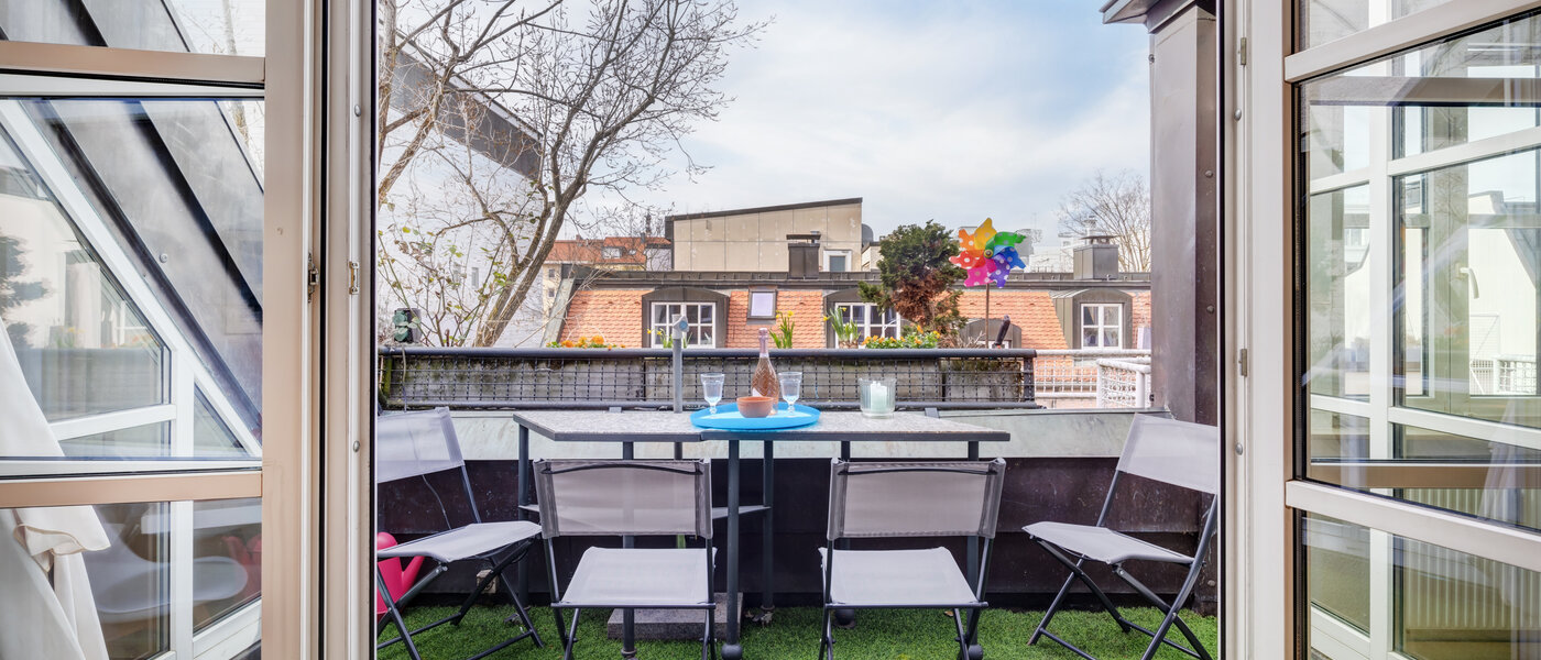 マンション München Maxvorstadt 01 ベランダ 14358