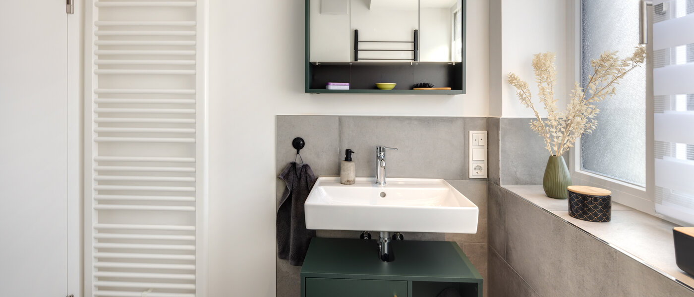 マンション München Schwabing-West (rund um den Hohenzollernplatz) 03 浴室 14369