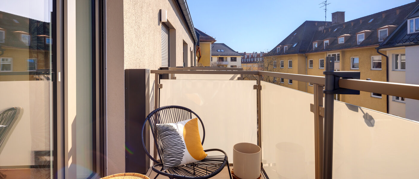 マンション München Schwabing-West (rund um den Hohenzollernplatz) 03 ベランダ 14369