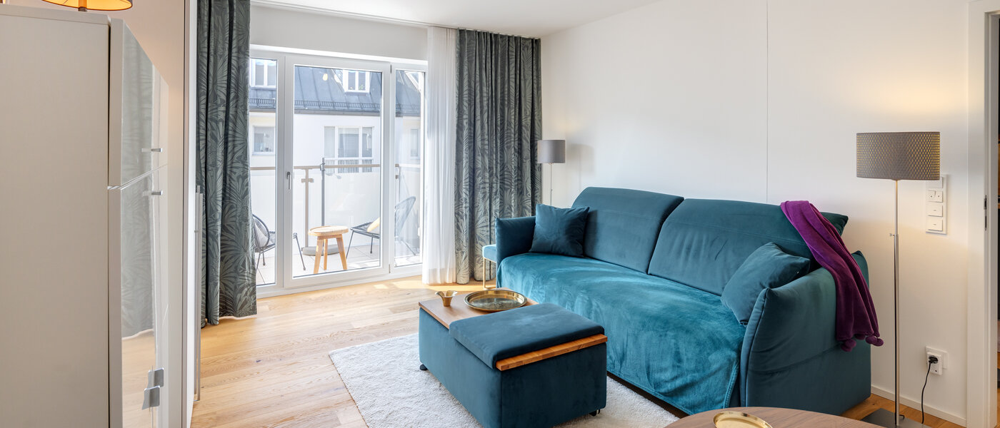 マンション München Schwabing-West (rund um den Hohenzollernplatz) 01 リビングエリア 14369