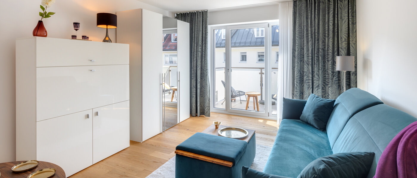 マンション München Schwabing-West (rund um den Hohenzollernplatz) 05 リビングエリア 14369