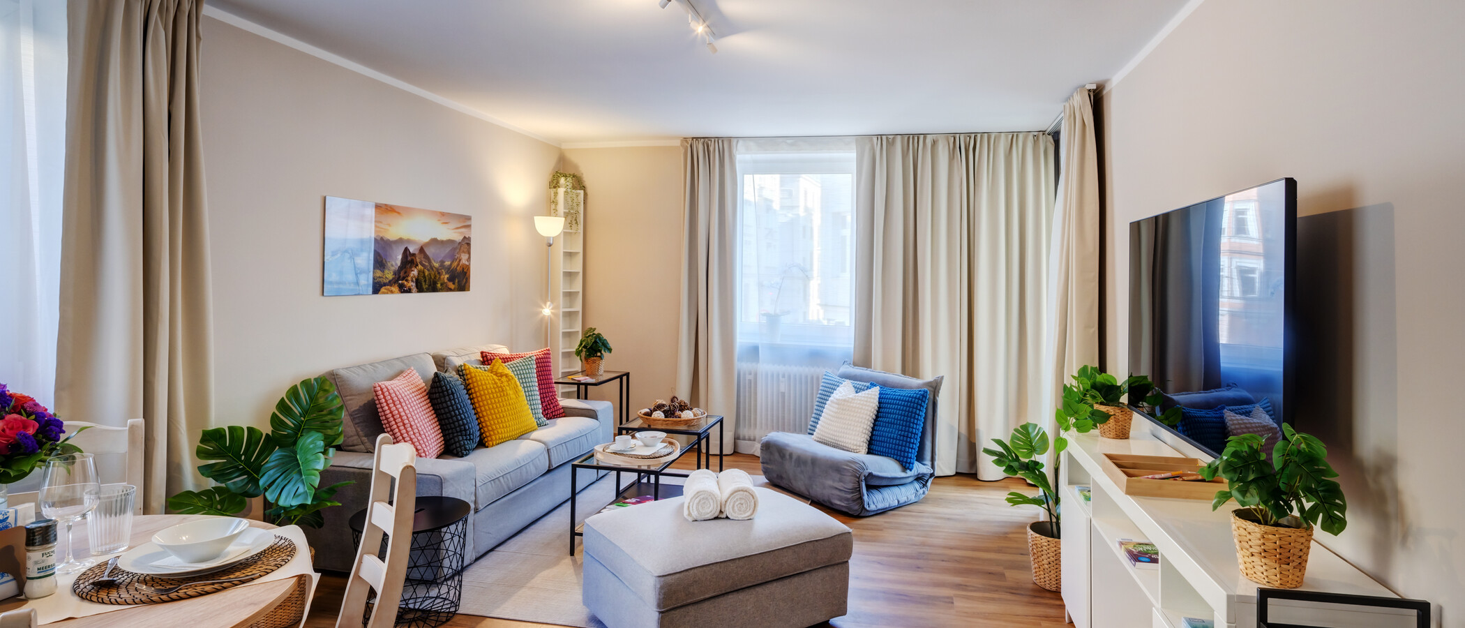 マンション München Lehel 03 リビングルーム 14389