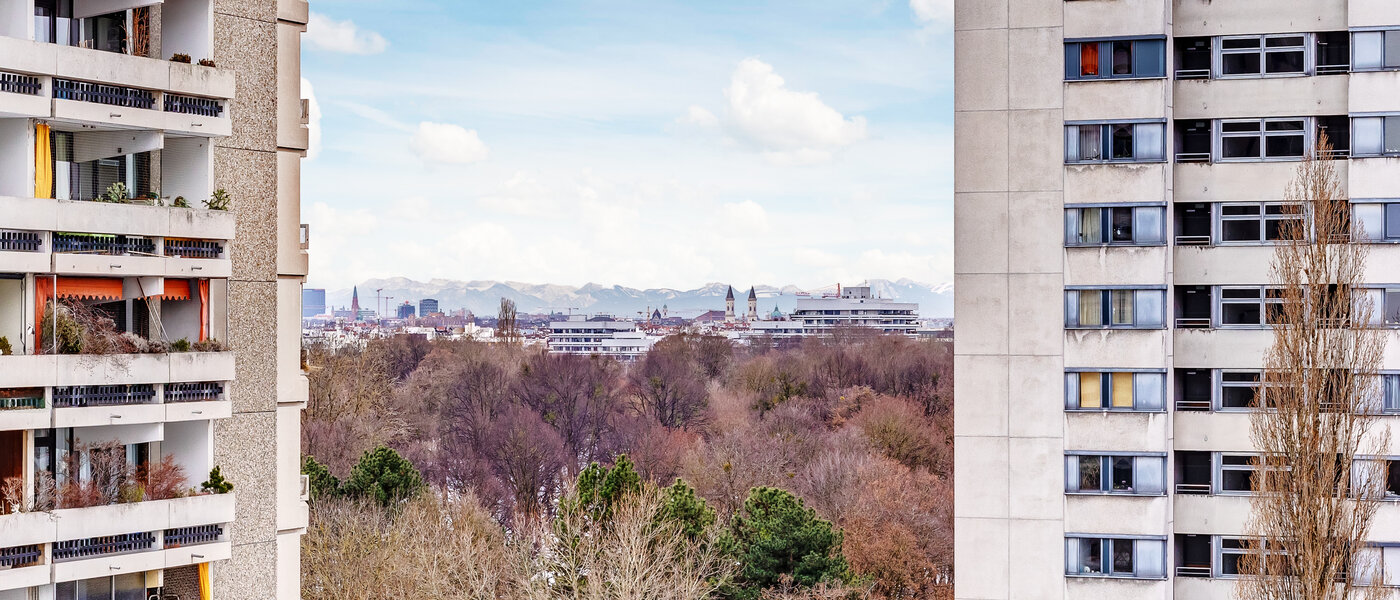 マンション München Schwabing-Georgenschwaige 01 物件からの眺め 1439