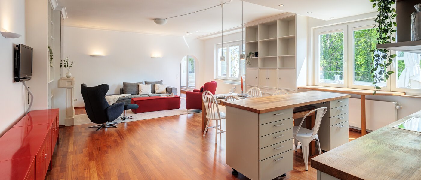 ペントハウス München Solln 04 リビングエリア 14396