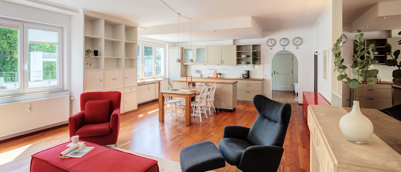 ペントハウス München Solln 05 リビングエリア 14396