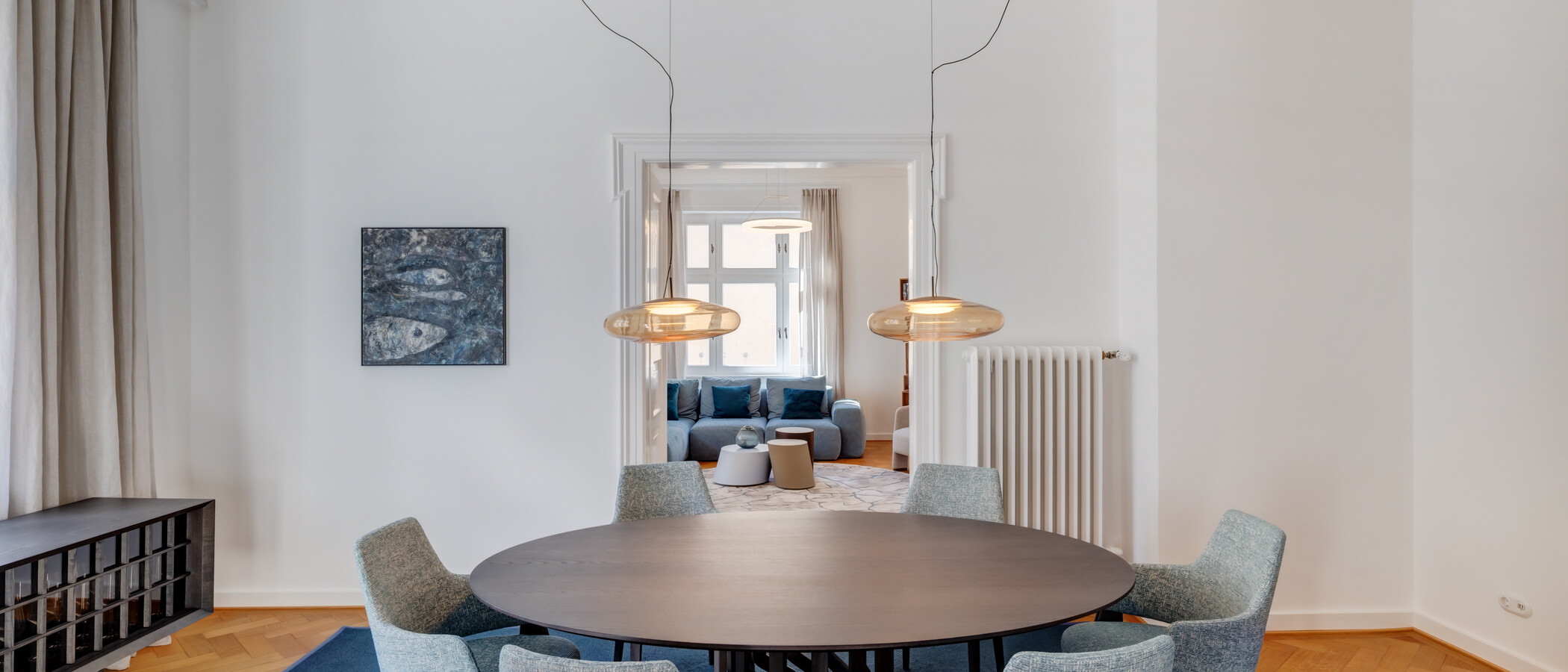 マンション München Schwabing-Nord (zw. Leopoldstraße & Englischen Garten) 02 ダイニングルーム 14397