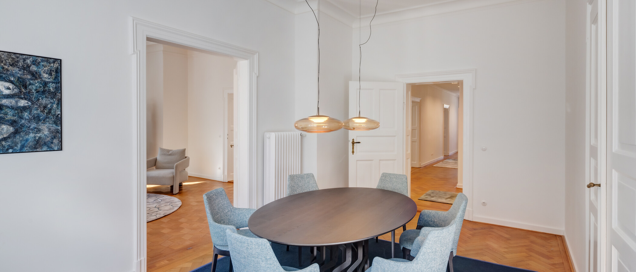 マンション München Schwabing-Nord (zw. Leopoldstraße & Englischen Garten) 03 ダイニングルーム 14397