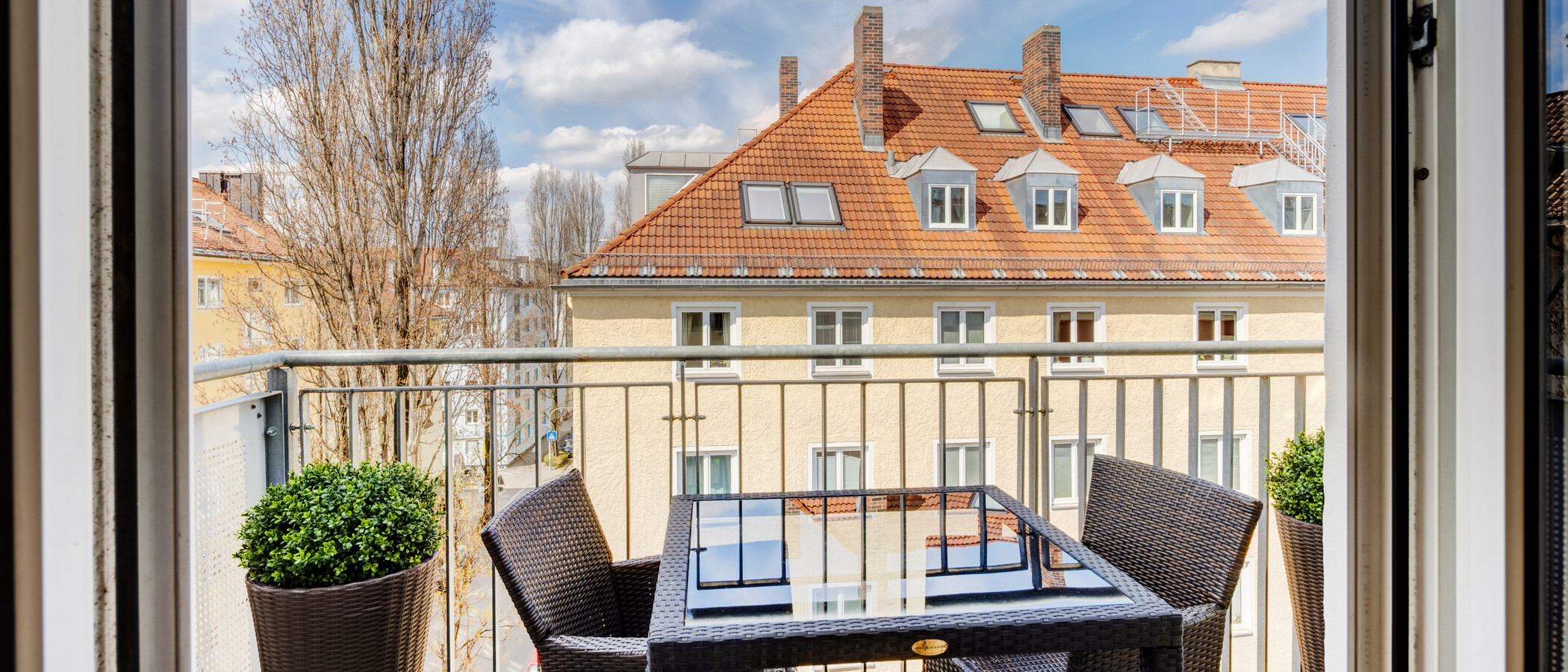 マンション München Maxvorstadt - Rund um den Josephsplatz 01 ベランダ 14405