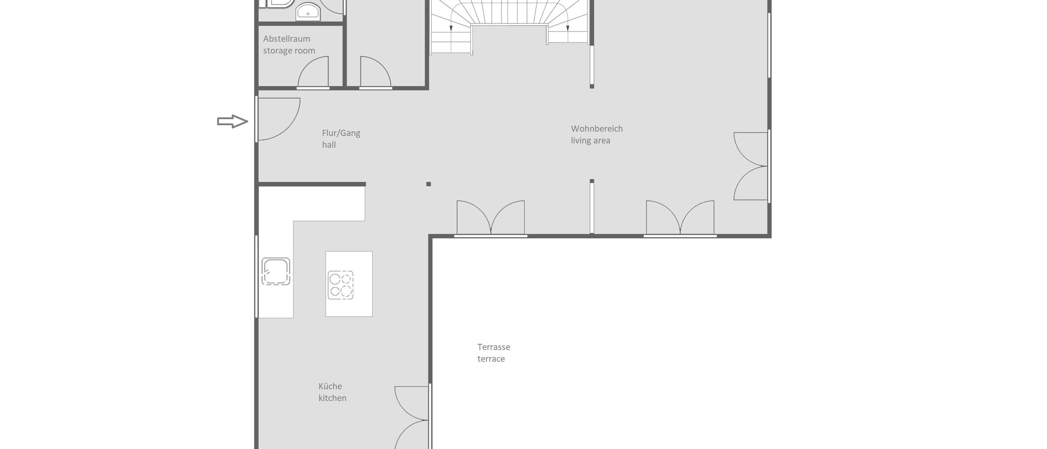 一戸建て Schäftlarn 01 見取り図 14427