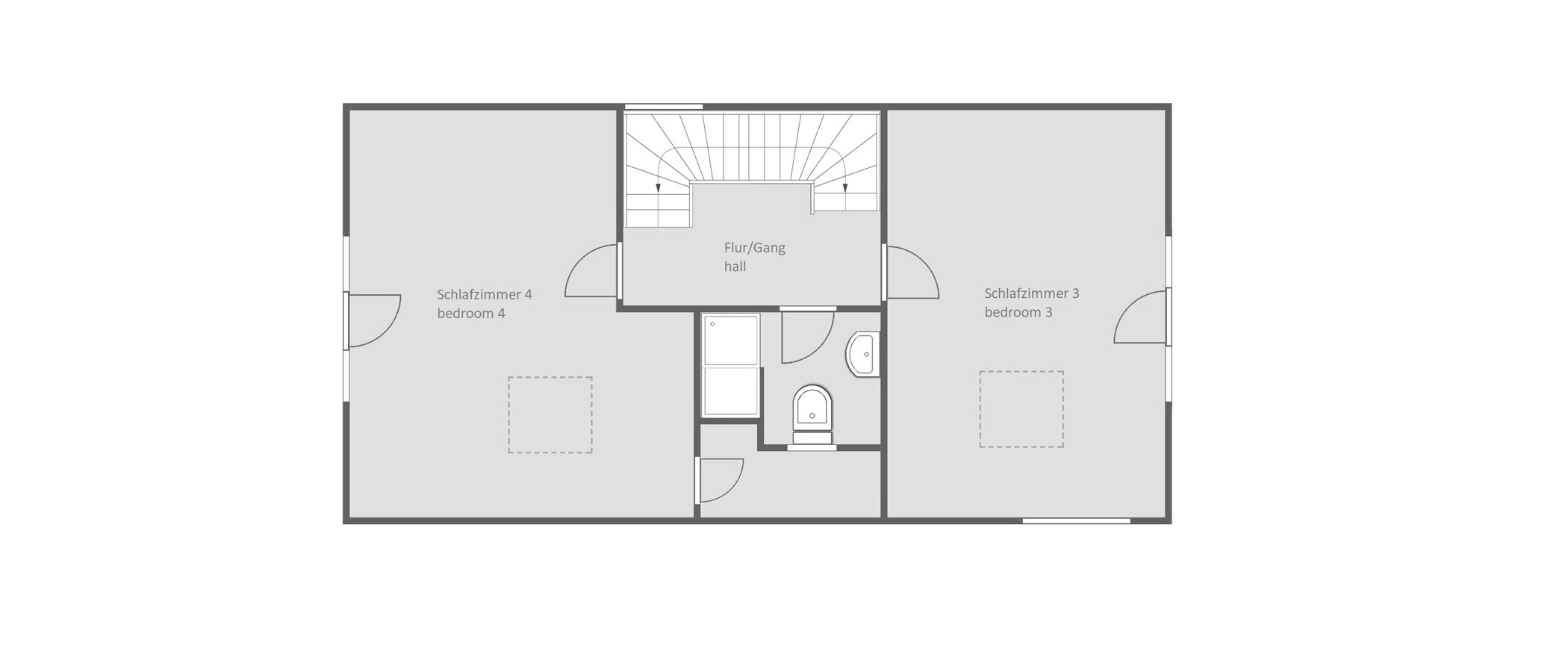 一戸建て Schäftlarn 03 見取り図 14427