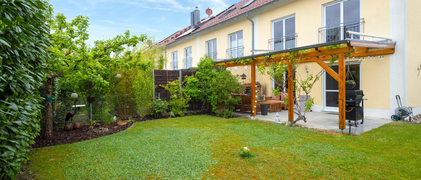テラスハウス角住宅 München Heimstetten 02 庭 14431