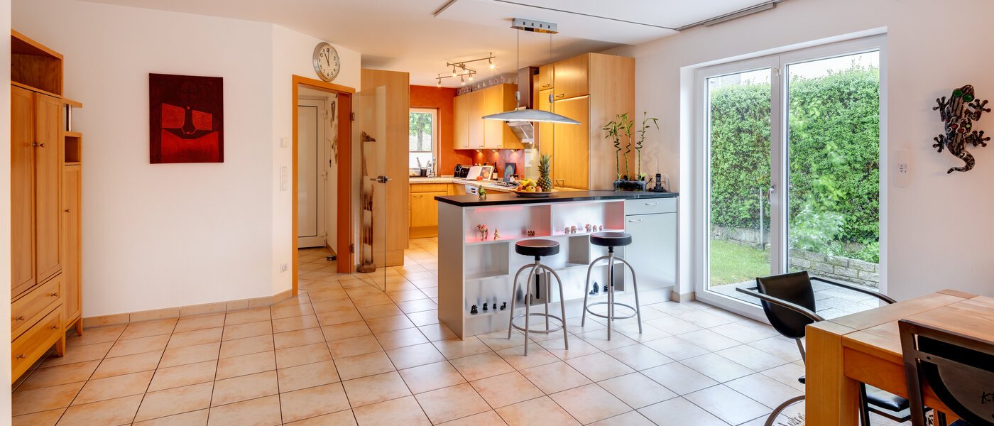 テラスハウス角住宅 München Heimstetten 04 リビングルーム 14431