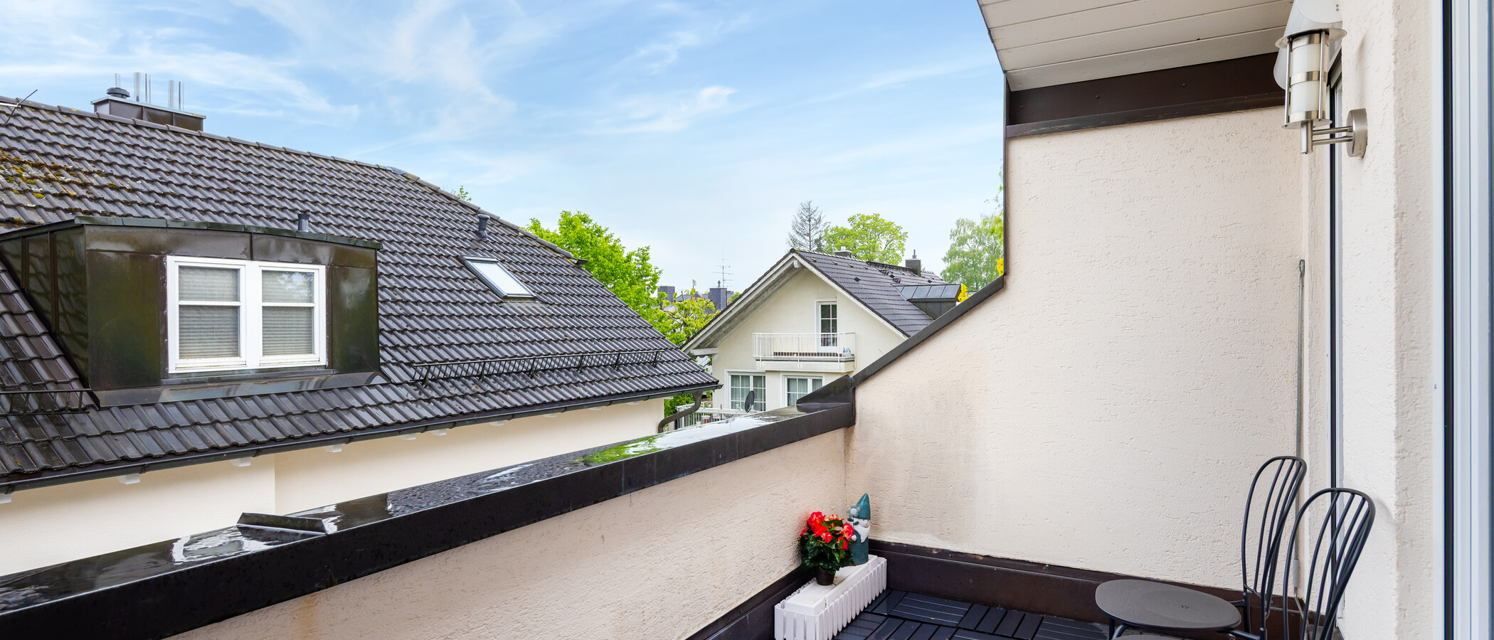 アティック・フラット（屋根裏） München Waldperlach 02 2.ベランダ 14432