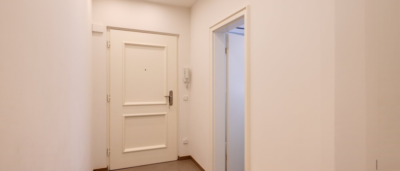 セミ・デタッチド・ハウス（一戸建てを二つに分けた家屋） Grünwald 07 玄関入り口 14454